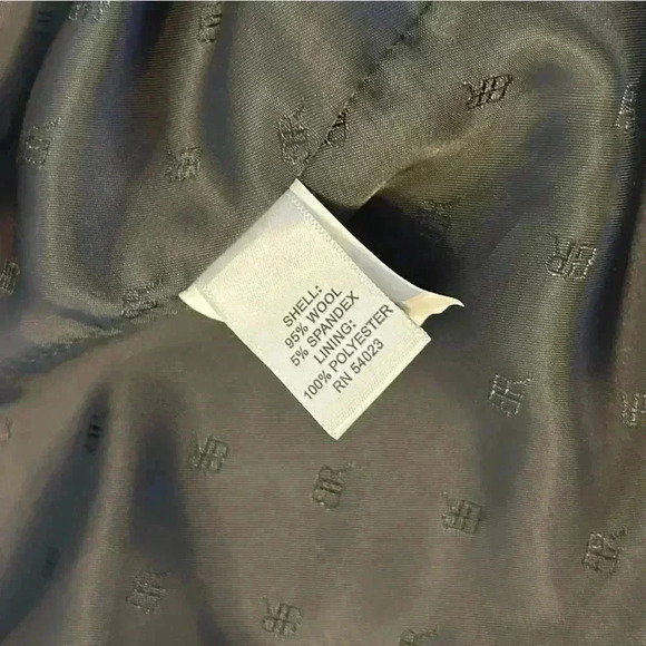 Ladies Banana Republic Wool Black 2 Button Blazer Size 10 - Picture 5 of 9